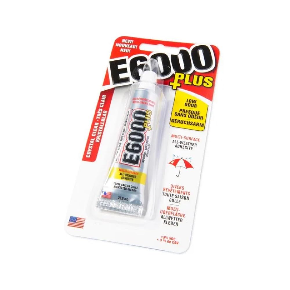 E6000 Plus Multipurpose Clear Adhesive – 0.9 oz